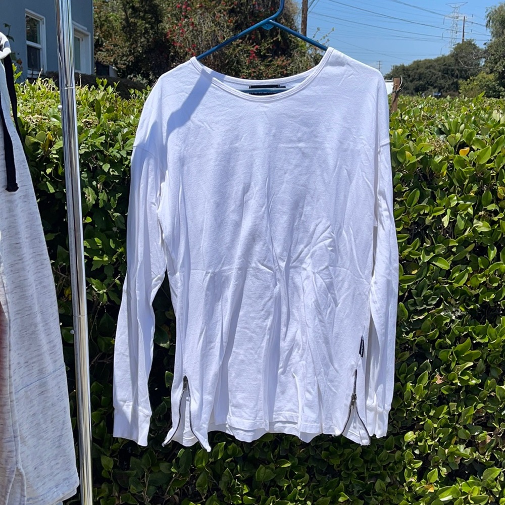 White Longsleeve Tee